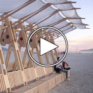 تصویر - اینستالیشن sail-like canopy , اثر Wevolve Labs , آمریکا - معماری