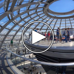 تصویر - گنبد شیشه ای رایشس‌تاگ ، Reichstag-Dome Reichstagskuppel ، اثر نورمن فاستر، برلین - معماری