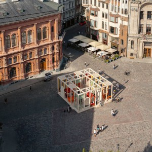 تصویر - نمایشگاه موقت هنری Dome Next Door ، لتونی - معماری