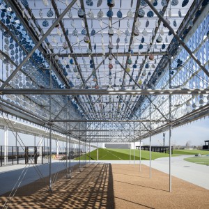 تصویر - پاویون (Umi-Kuru Retaill Facility) ، طراحی پایدار از زباله‌های دریایی ، اکسپو ۲۰۲۵ اوساکا - معماری