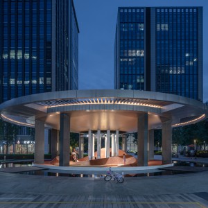 تصویر - پاوِیون موج (Wave Pavilion ) ، بازآفرینی میکروفضا در هانگژو ، طراحی Moguang Studio - معماری