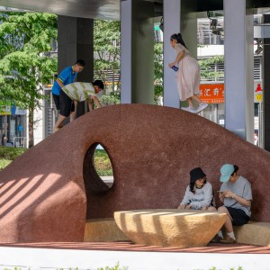 تصویر - پاوِیون موج (Wave Pavilion ) ، بازآفرینی میکروفضا در هانگژو ، طراحی Moguang Studio - معماری