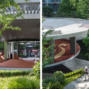 تصویر - پاوِیون موج (Wave Pavilion ) ، بازآفرینی میکروفضا در هانگژو ، طراحی Moguang Studio - معماری