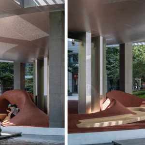 تصویر - پاوِیون موج (Wave Pavilion ) ، بازآفرینی میکروفضا در هانگژو ، طراحی Moguang Studio - معماری