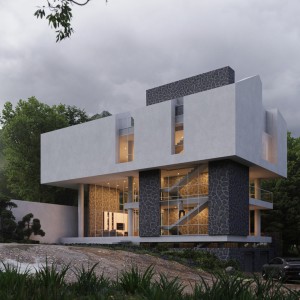 تصویر - خانه ای در لاویج - زمینِ معلق (Lavij House - Detached Ground ) ، اثر دفتر معماری شباهنگ - معماری