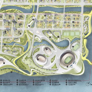 تصویر - مرکز ورزشی Greater Bay Area Sports Center ، اثر تیم معماری Zaha Hadid Architects ، چین - معماری