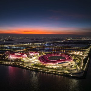 تصویر - مرکز ورزشی Greater Bay Area Sports Center ، اثر تیم معماری Zaha Hadid Architects ، چین - معماری