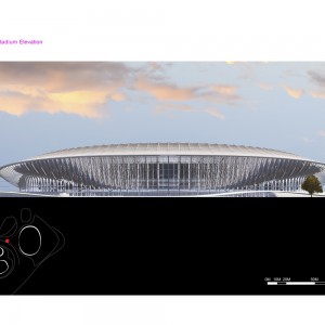 تصویر - مرکز ورزشی Greater Bay Area Sports Center ، اثر تیم معماری Zaha Hadid Architects ، چین - معماری