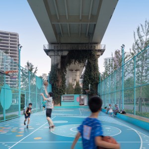 تصویر - پارک Happy Spot زیر خط Light Rail | طراحی VIASCAPE design | شانگهای، چین - معماری