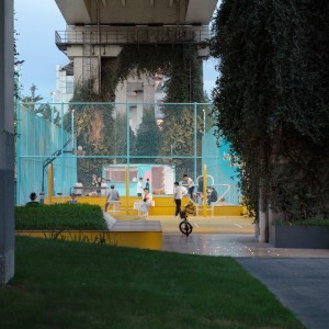 تصویر - پارک Happy Spot زیر خط Light Rail | طراحی VIASCAPE design | شانگهای، چین - معماری