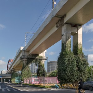تصویر - پارک Happy Spot زیر خط Light Rail | طراحی VIASCAPE design | شانگهای، چین - معماری