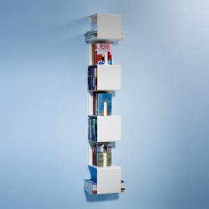 تصویر - طبقات دیواری کتاب (Wall-mounted bookcase) , اثر تیم طراحی Linde و Sandstrom - معماری