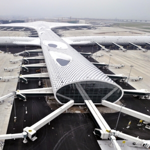 عکس - فرودگاه بین المللی Shenzhen Bao’an ، اثر استودیو طراحی Studio Fuksas ، چین