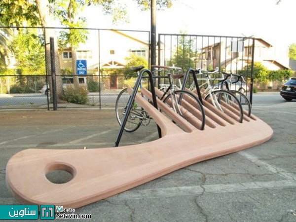 خلاقیت درطراحی پارکینگ دوچرخه های شهری