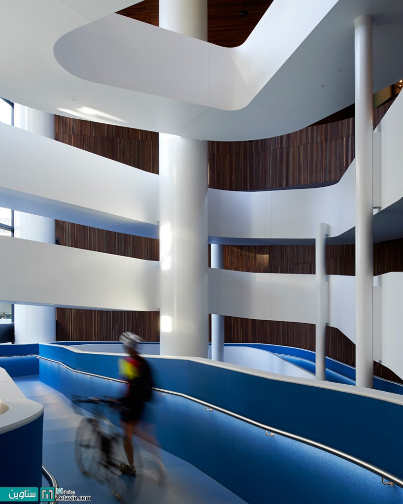 طراحی مجموعه پلکان ساختمان medibank در ملبورن توسط گروه طراحی HASSELL