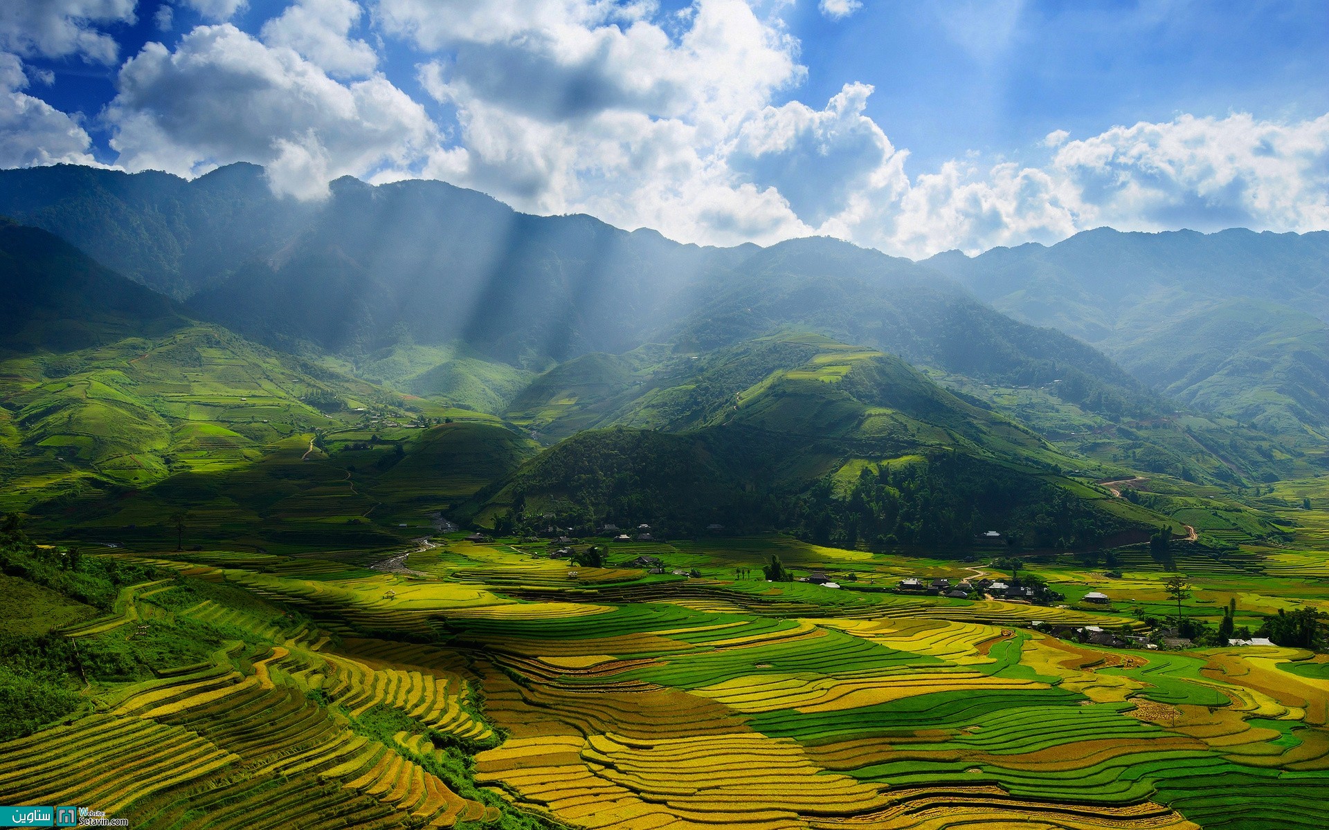 مزارع بی نظیر منطقه Mu Cang Chai در ویتنام