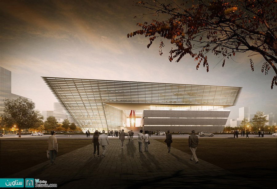 دومین کتابخانه شهر سوژو , چین , اثر تیم معماری gmp