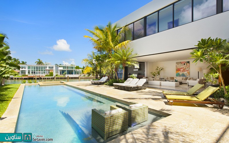 ویلای زیبای ساحلی Miami اثر Luis Bosch