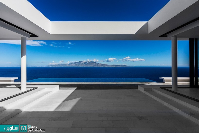 خانه T اثر olivier dwek مشرف به جزیره زیبای یونانی kefalonia