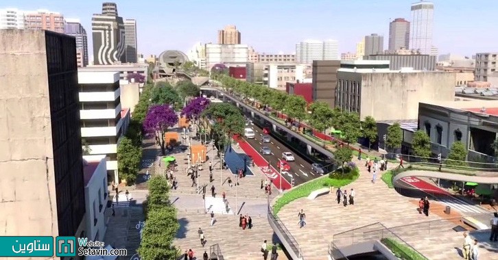 تبدیل شلوغ ترین خیابان شهر مکزیکو سیتی به یک پارک عمومی