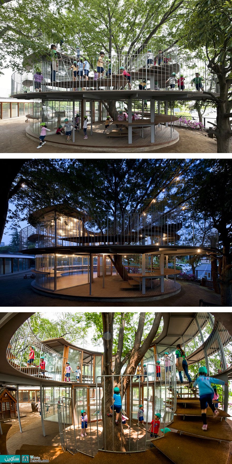 20 نمونه موردی از ترکیب هوشمندانه ساختمان با درختان