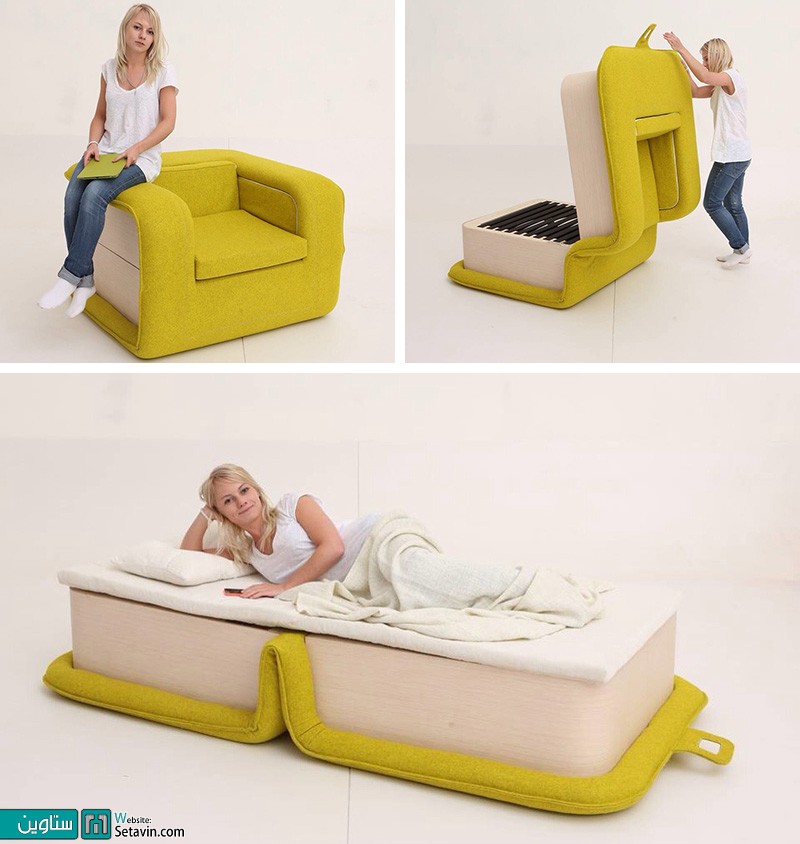 صندلی راحتی تخت خواب شو