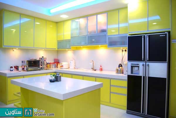 16 ایده طراحی آشپزخانه ای به رنگ سبز