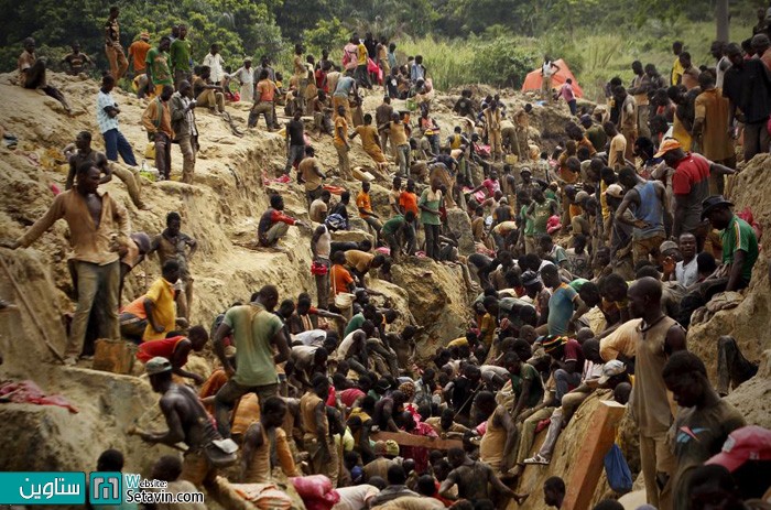 تصاویری از استخراج طلا در ساحل عاج
