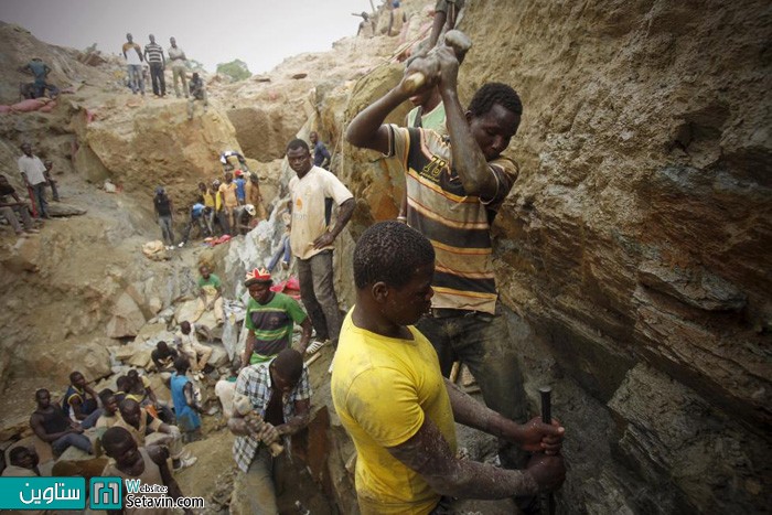  استخراج طلا در ساحل عاج