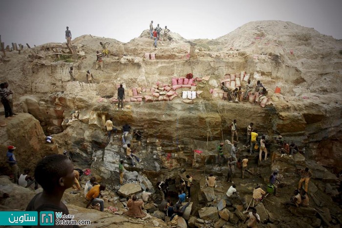تصاویری از استخراج طلا در ساحل عاج