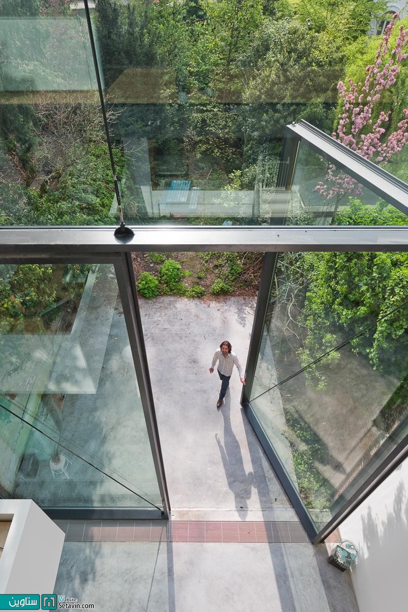 بزرگترین درب شیشه ای جهان در پروژه Antwerp , ستاوین , شبکه معماری ایران