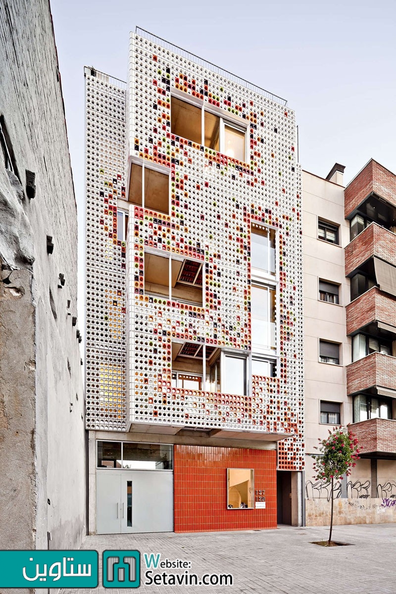 نمای ساختمانی در اسپانیا