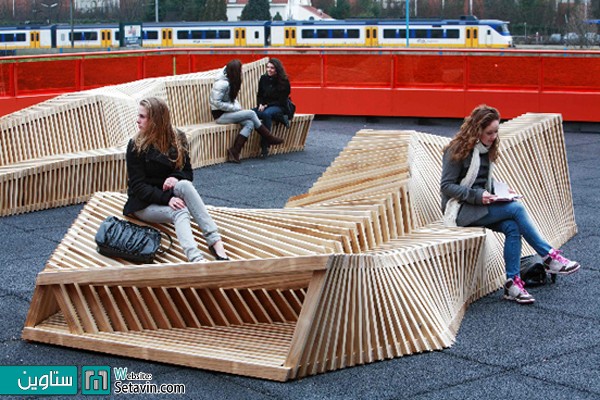 ایده های خلاقانه در طراحی نیمکتهای شهری