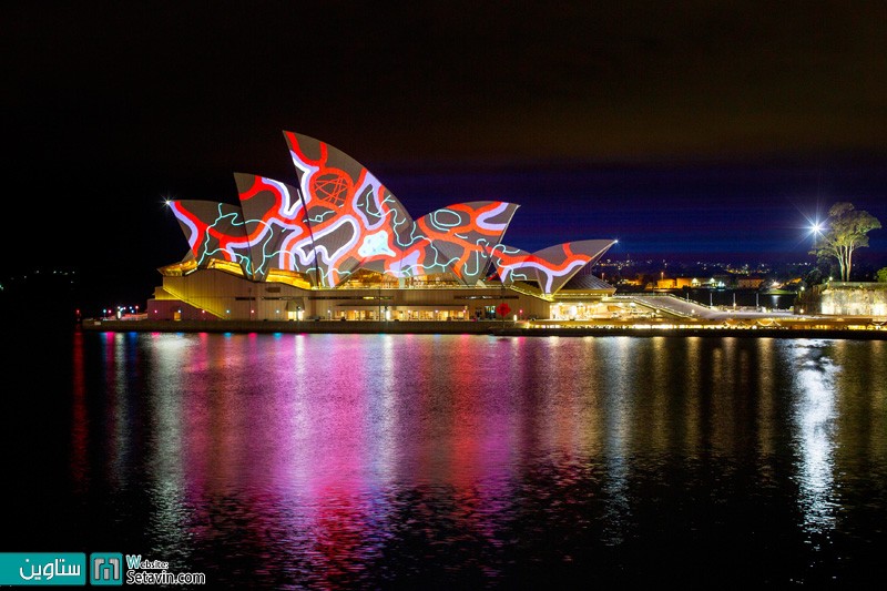نورپردازی خارق العاده در سیدنی استرالیا